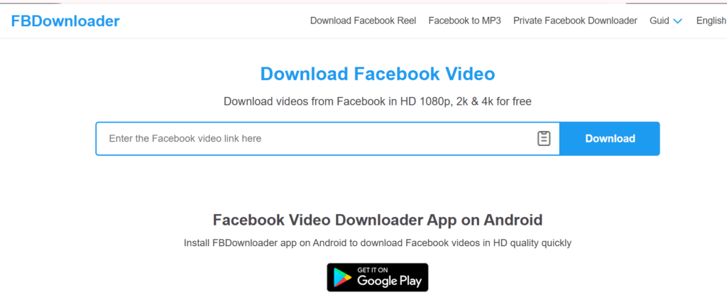 best free facebook video downloader online
