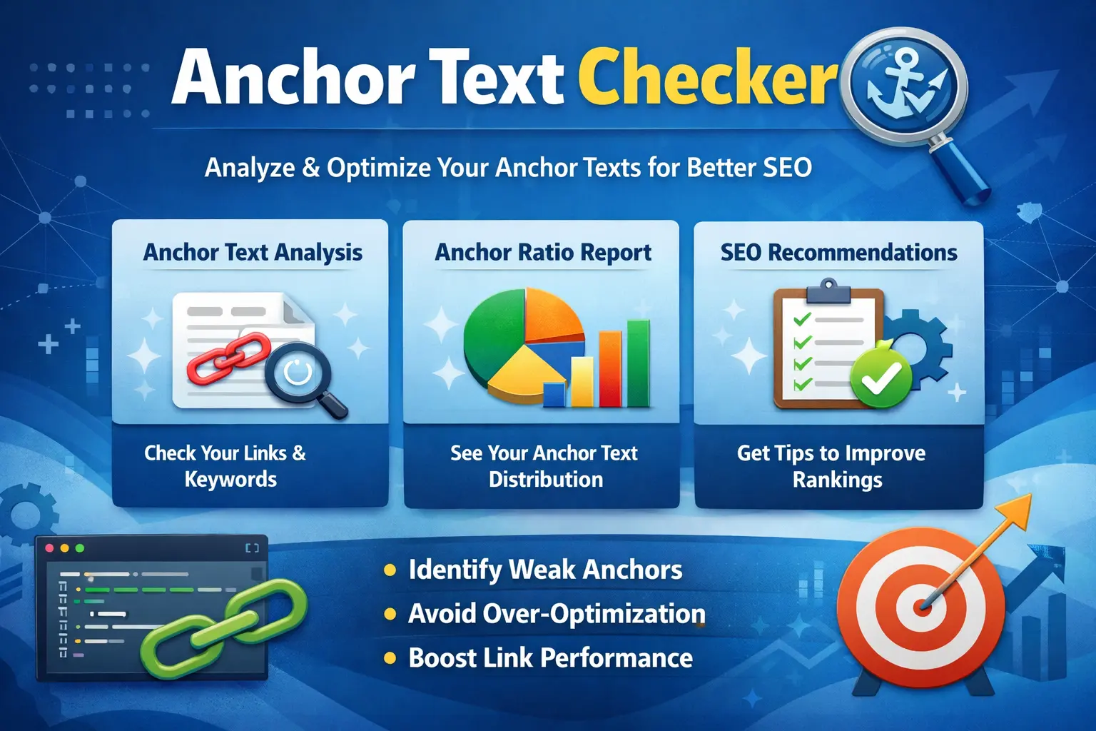 Anchor text analysis and SEO tips