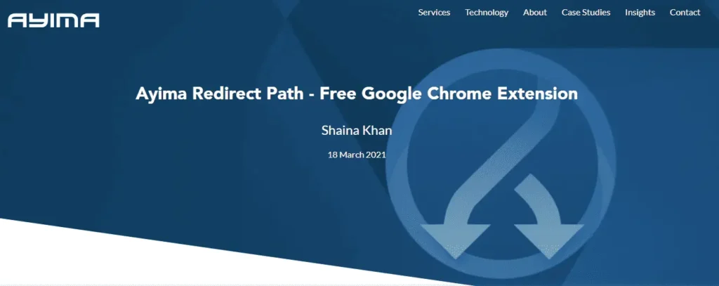 Redirect Path Chrome extensions