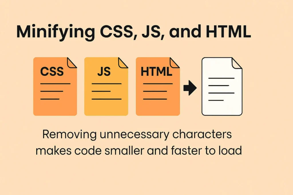 minify CSS JavaScript HTML Shopify