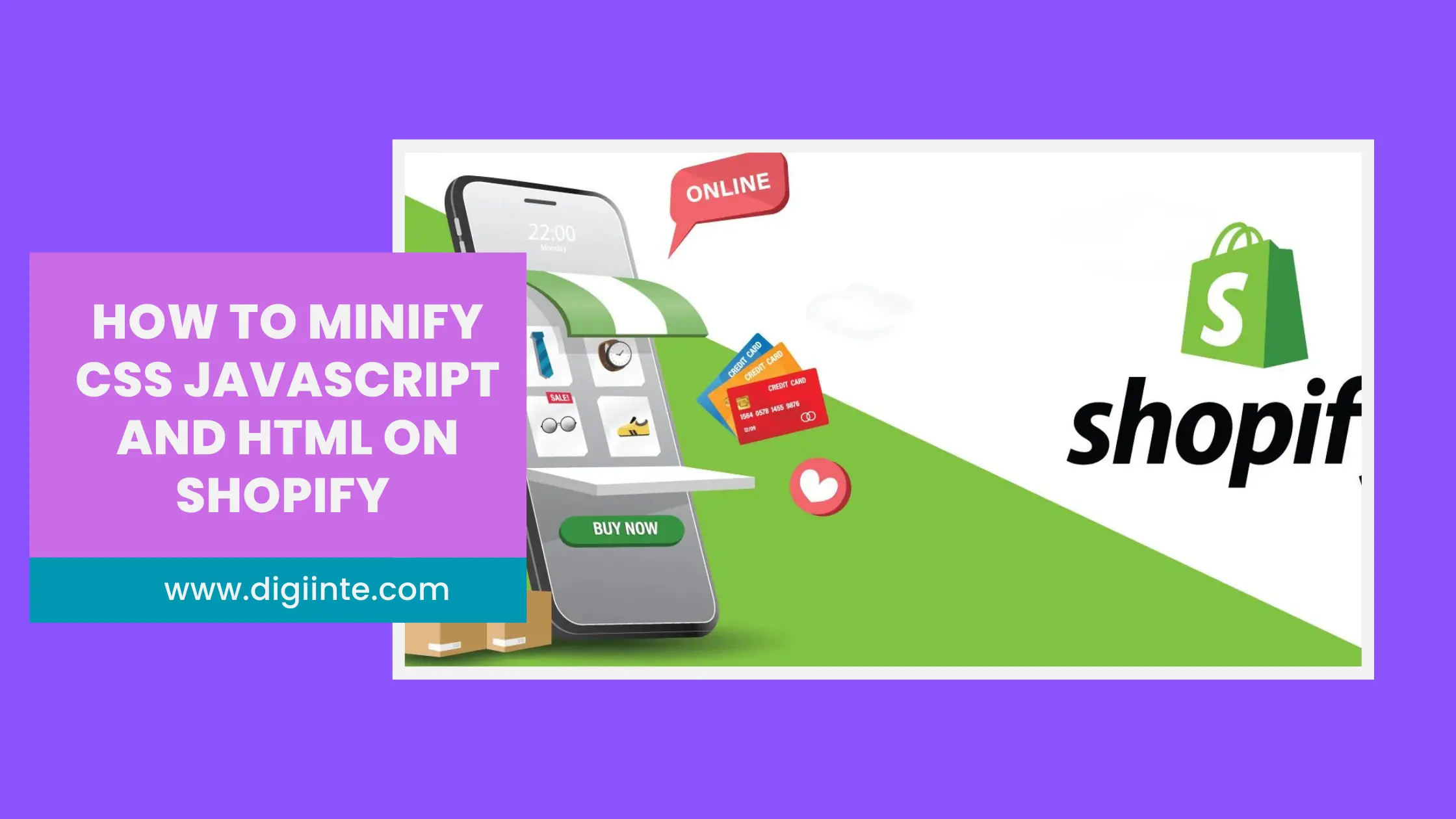 minify CSS JavaScript HTML Shopify