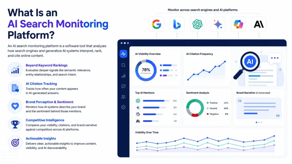 AI search monitoring platform 
