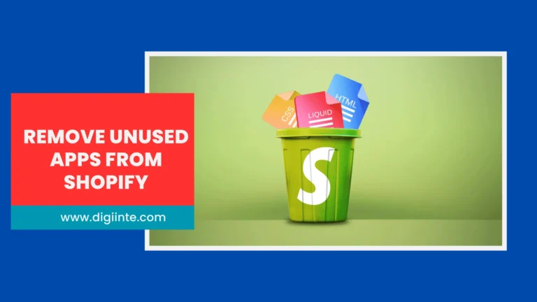 remove unused apps from Shopify