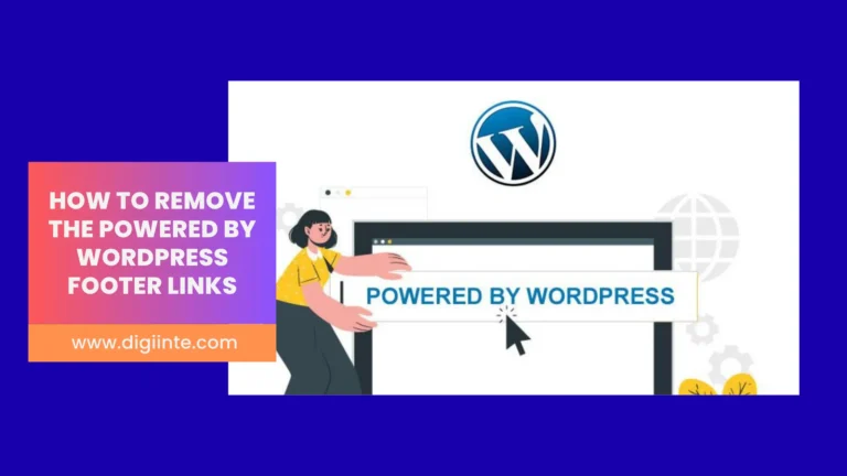 how to remove powered by wordpress footer link