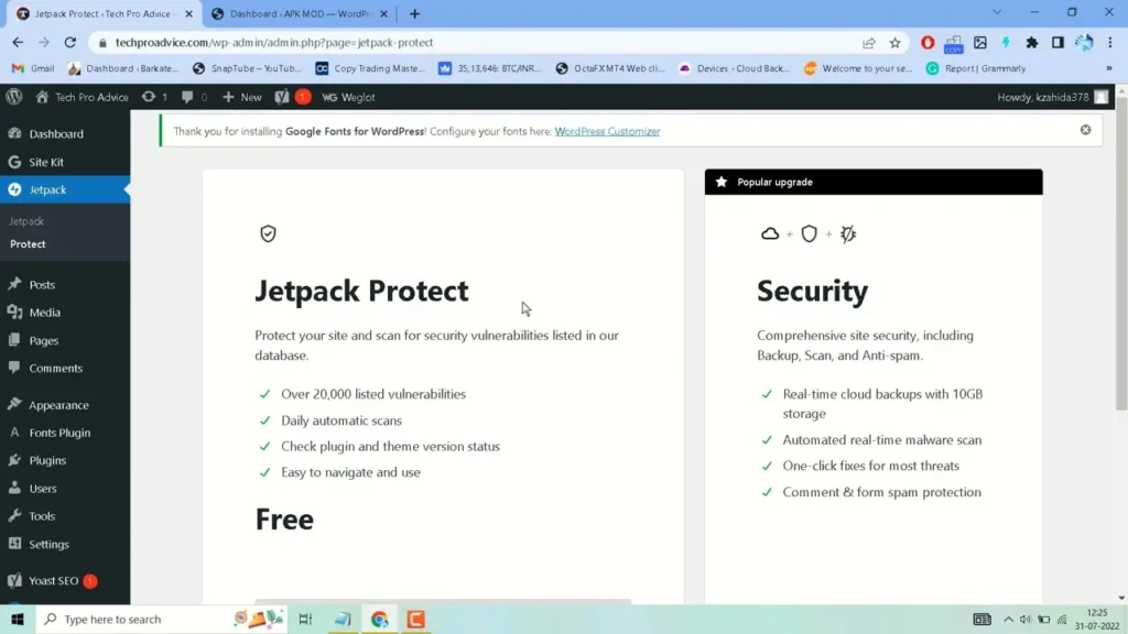 free wordpress security plugins